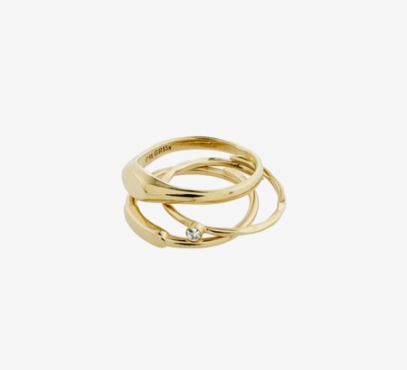 Pilgrim Rings Ecstatic Gold